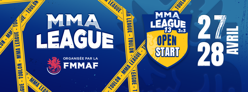 affiche bannière MMA League toulon 27 et 28 avril