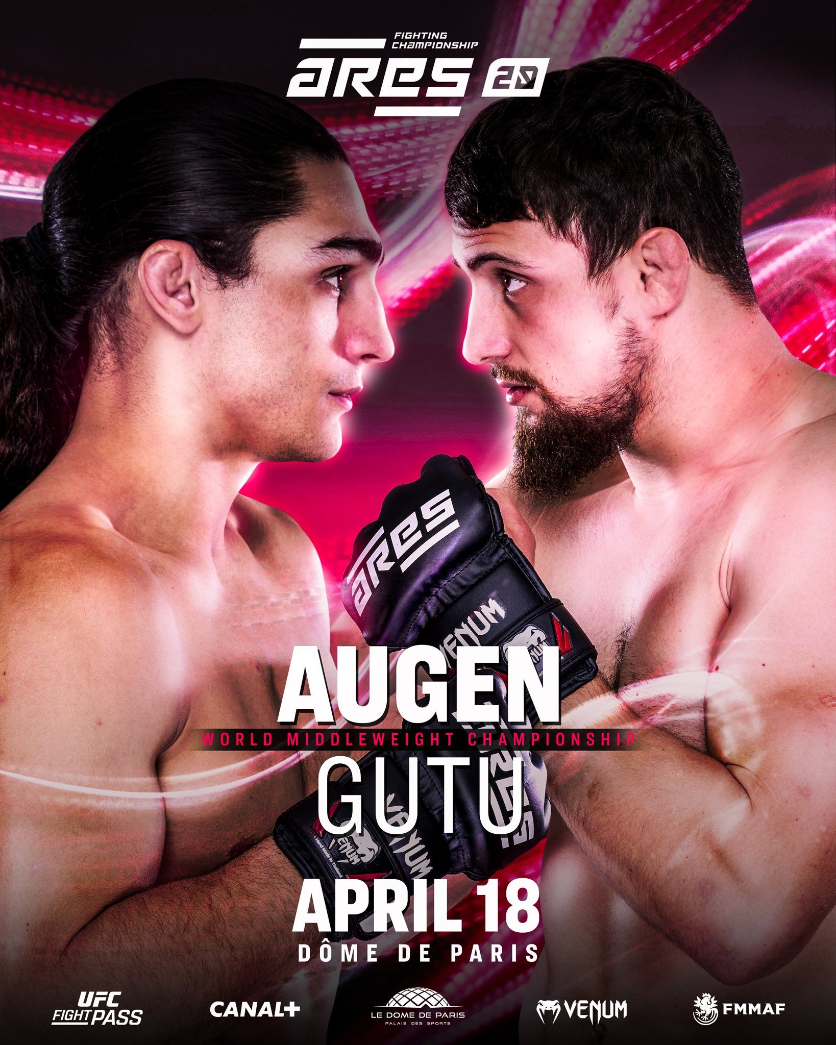 Affiche ARES 20 AUGEN vs GUTU 